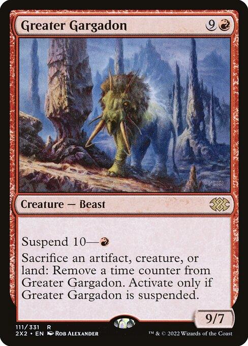 [Foil] 2X2 111 Greater Gargadon R