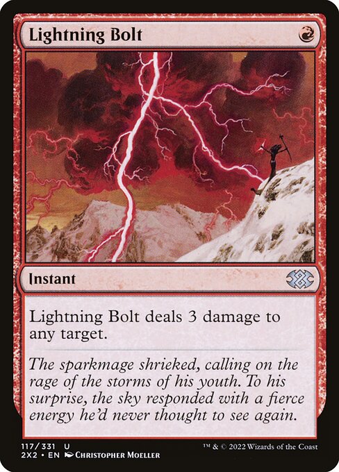 2X2 117 Lightning Bolt U