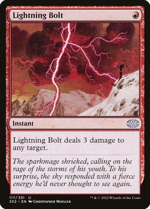 [Foil] 2X2 117 Lightning Bolt U