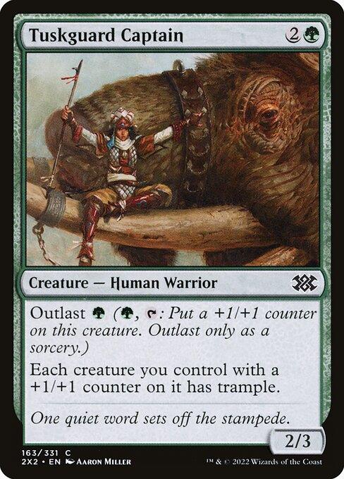[Foil] 2X2 163 Tuskguard Captain C