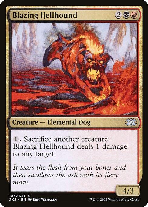 [Foil] 2X2 183 Blazing Hellhound U