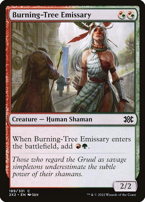 [Foil] 2X2 189 Burning-Tree Emissary C