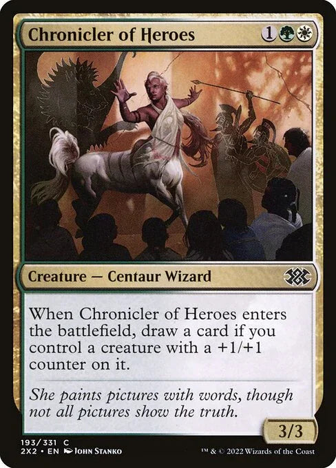 [Foil] 2X2 193 Chronicler of Heroes C