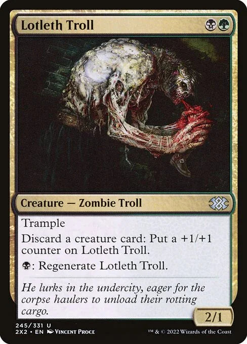 [Foil] 2X2 245 Lotleth Troll U