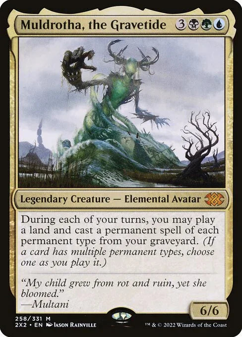 [Foil] 2X2 258 Muldrotha, the Gravetide M
