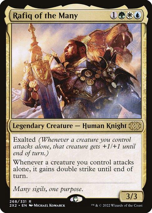 [Foil] 2X2 268 Rafiq of the Many R