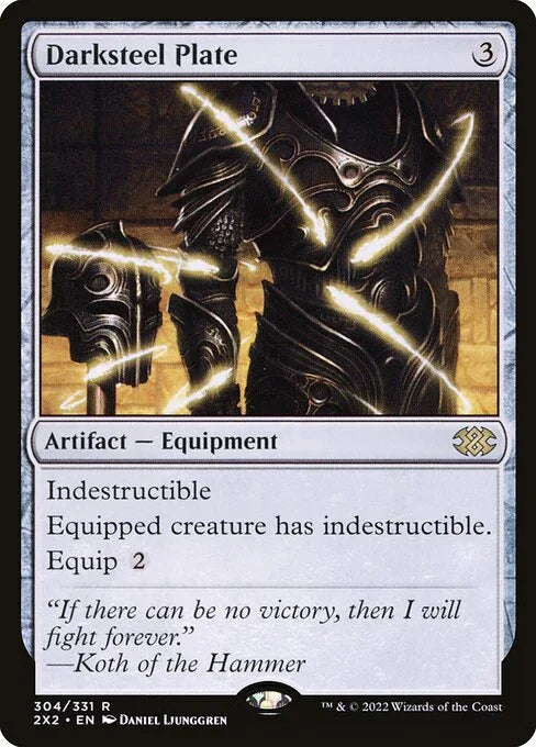 [Foil] 2X2 304 Darksteel Plate R