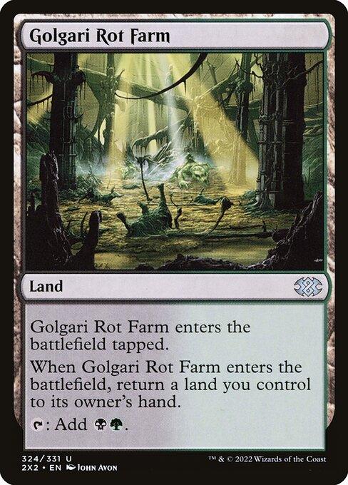 [Foil] 2X2 324 Golgari Rot Farm U