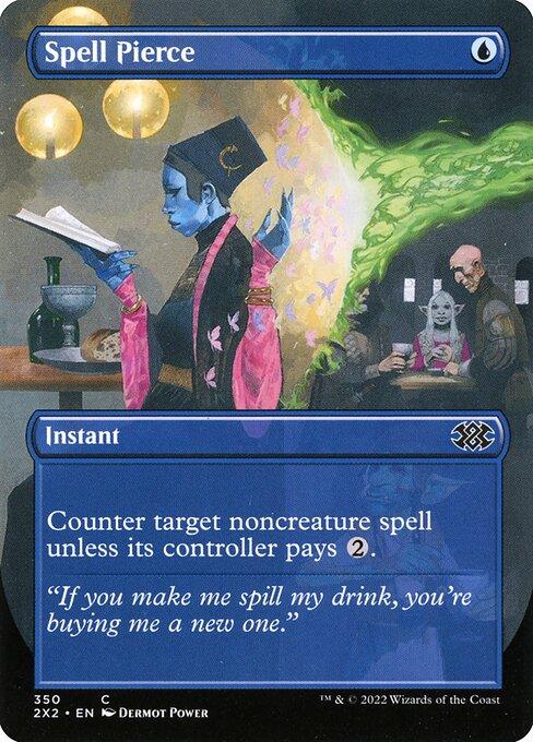 [Foil] 2X2 350 Spell Pierce (Borderless) C