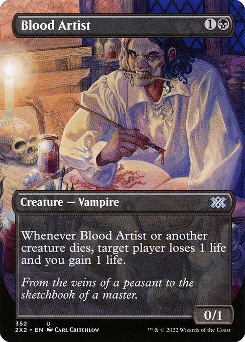[Foil] 2X2 352 Blood Artist (Borderless) U