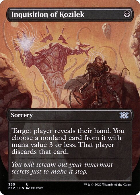 2X2 355 Inquisition of Kozilek (Borderless) U