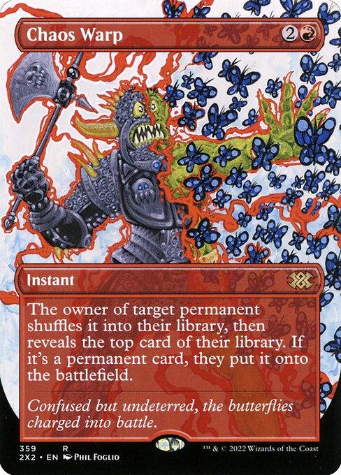 [Foil] 2X2 359 Chaos Warp (Borderless) R
