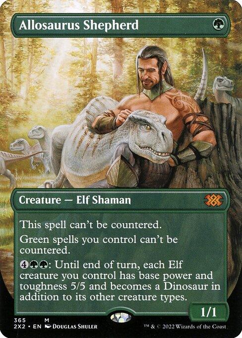 [Foil] 2X2 365 Allosaurus Shepherd (Borderless) M