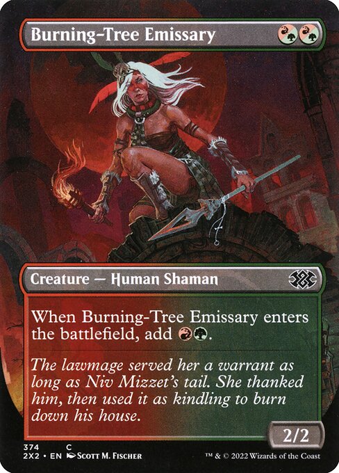 2X2 374 Burning-Tree Emissary (Borderless) C