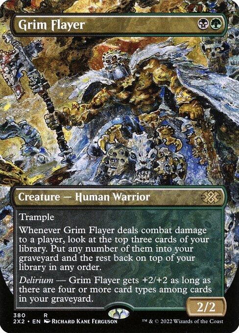 [Foil] 2X2 380 Grim Flayer (Borderless) R