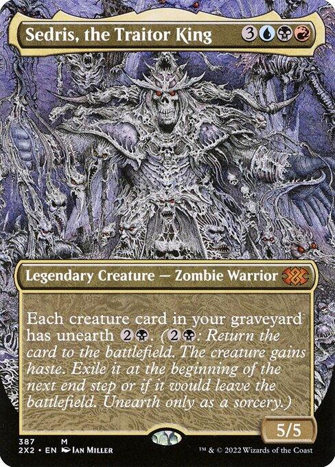 [Foil] 2X2 387 Sedris, the Traitor King (Borderless) M