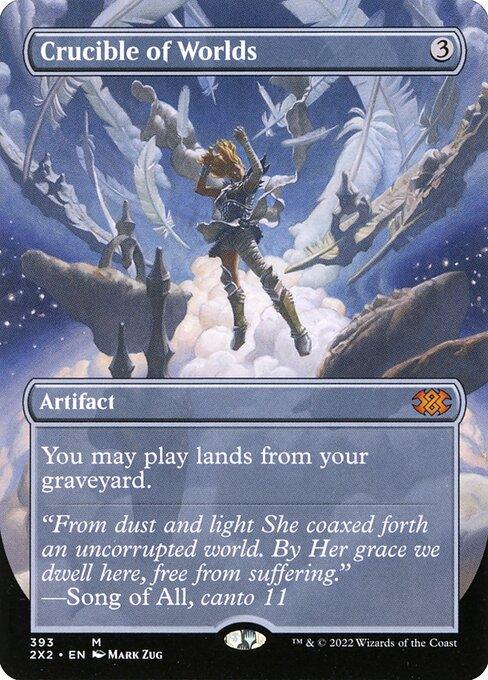 [Foil] 2X2 393 Crucible of Worlds (Borderless) M