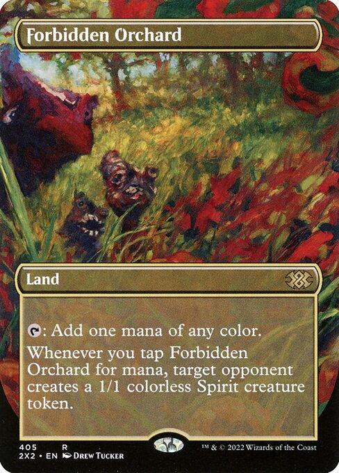 [Foil] 2X2 405 Forbidden Orchard (Borderless) R