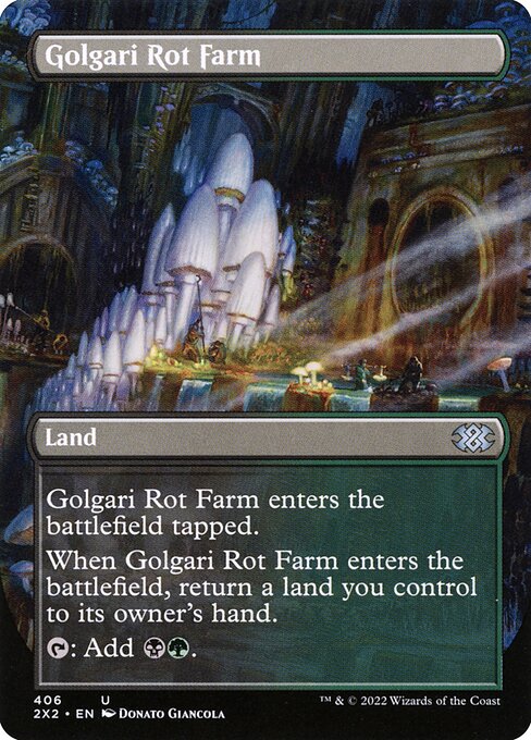 2X2 406 Golgari Rot Farm (Borderless) U