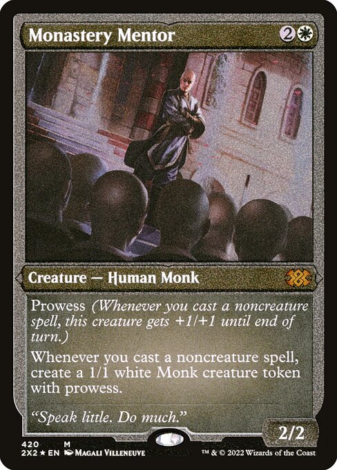 [Foil Etched] 2X2 420 Monastery Mentor (Foil Etched) M