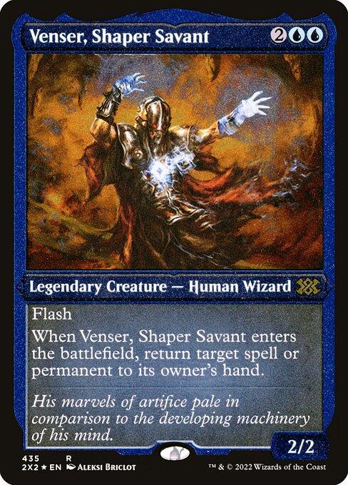 [Foil Etched] 2X2 435 Venser, Shaper Savant (Foil Etched) R