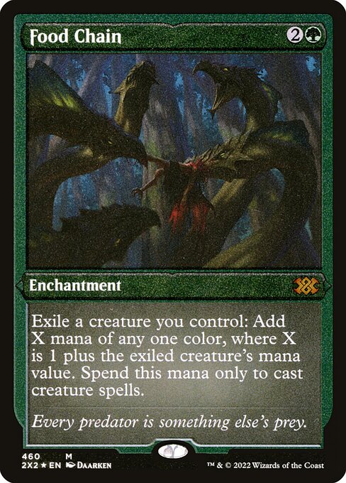 [Foil Etched] 2X2 460 Food Chain (Foil Etched) M