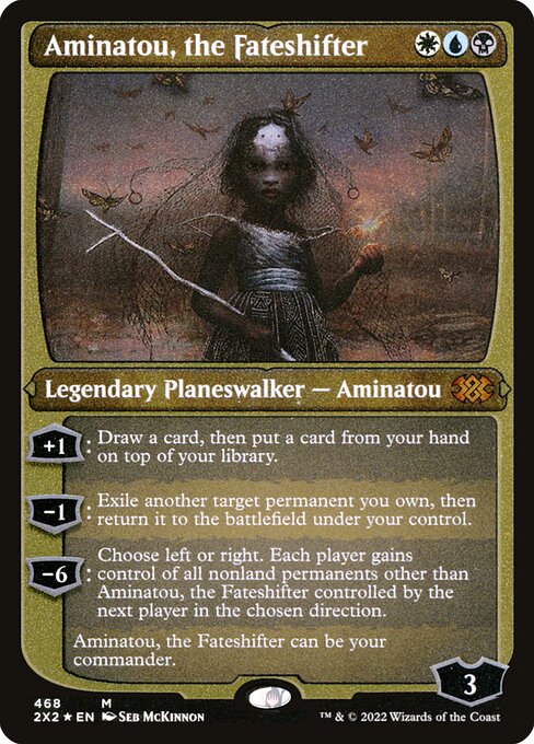 [Foil Etched] 2X2 468 Aminatou, the Fateshifter (Foil Etched) M
