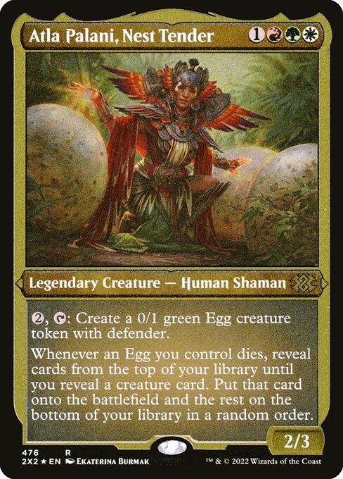 [Foil Etched] 2X2 476 Atla Palani, Nest Tender (Foil Etched) R