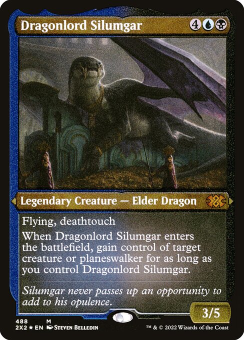 [Foil Etched] 2X2 488 Dragonlord Silumgar (Foil Etched) M