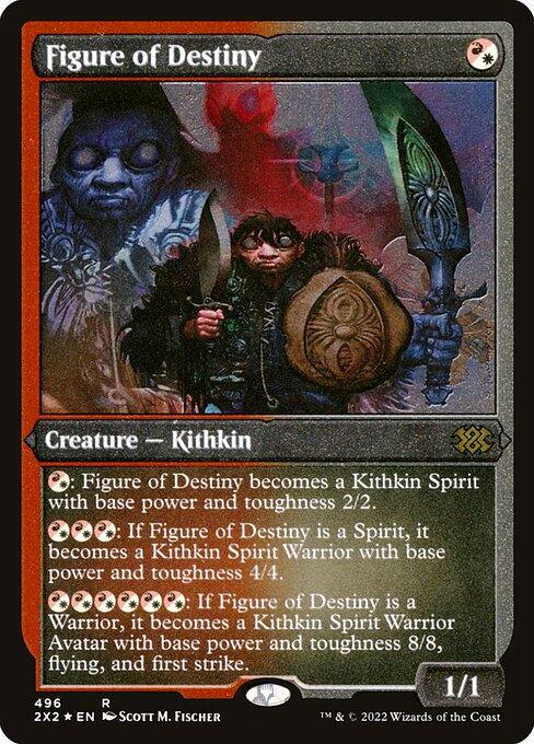 [Foil Etched] 2X2 496 Figure of Destiny (Foil Etched) R