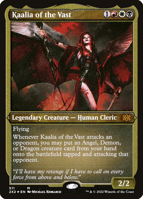 [Foil Etched] 2X2 511 Kaalia of the Vast (Foil Etched) M
