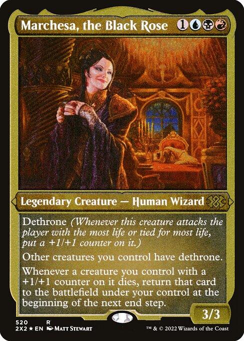 [Foil Etched] 2X2 520 Marchesa, the Black Rose (Foil Etched) R