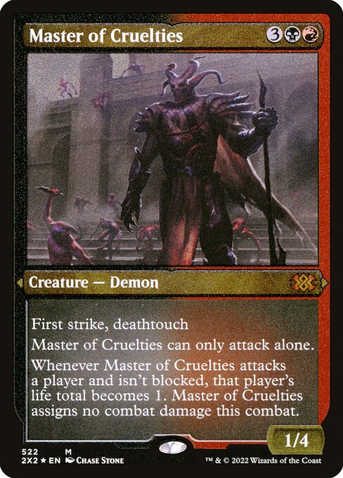 [Foil Etched] 2X2 522 Master of Cruelties (Foil Etched) M