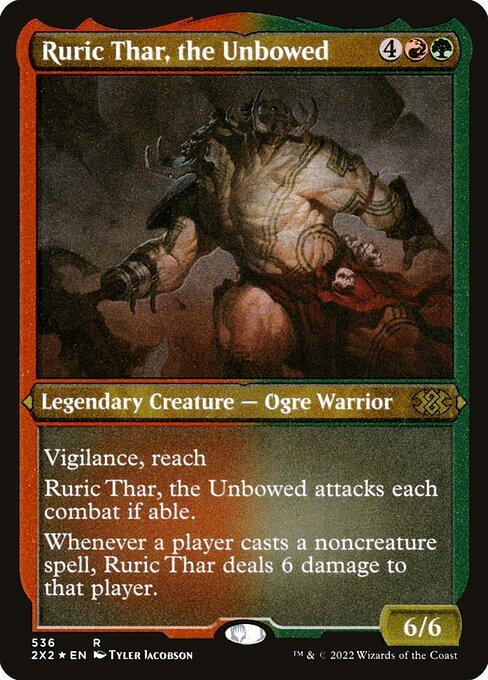 [Foil Etched] 2X2 536 Ruric Thar, the Unbowed (Foil Etched) R