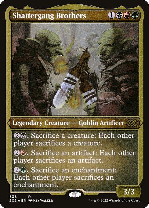 [Foil Etched] 2X2 538 Shattergang Brothers (Foil Etched) R