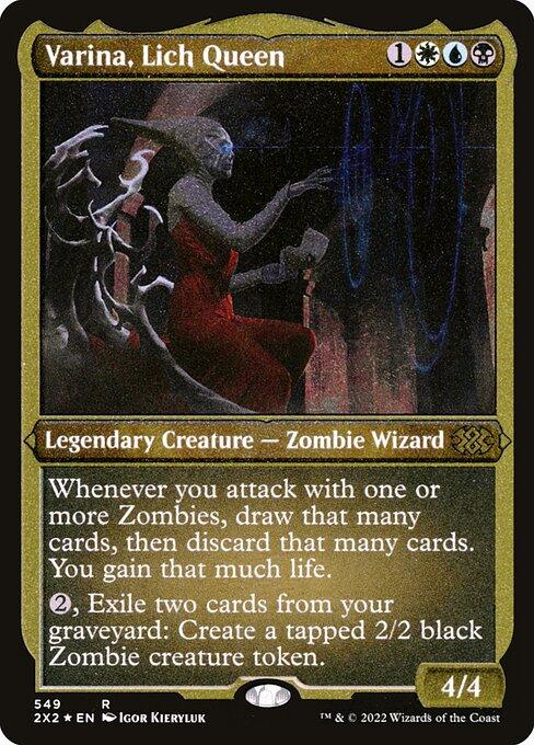 [Foil Etched] 2X2 549 Varina, Lich Queen (Foil Etched) R