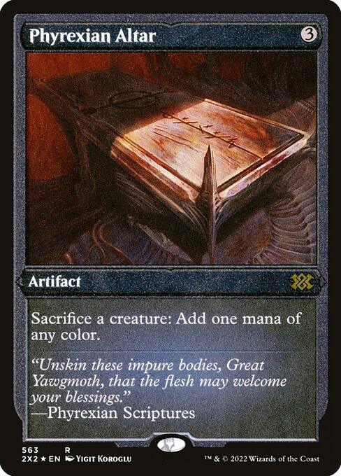 [Foil Etched] 2X2 563 Phyrexian Altar (Foil Etched) R