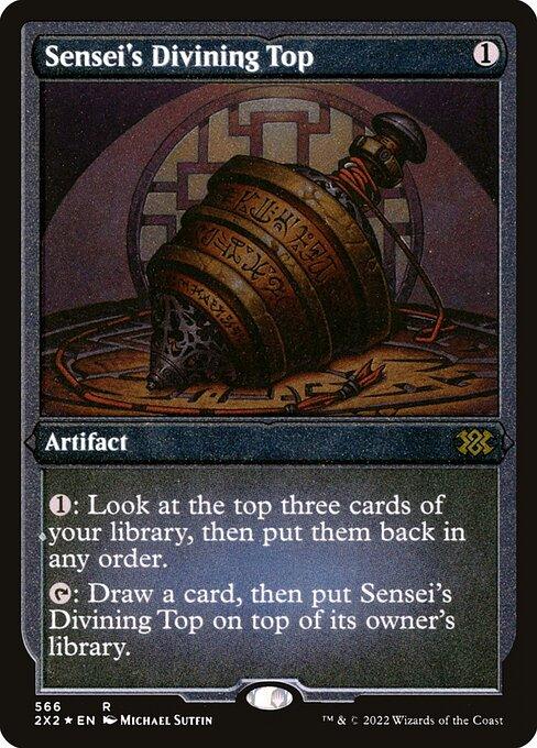 [Foil Etched] 2X2 566 Sensei's Divining Top (Foil Etched) R