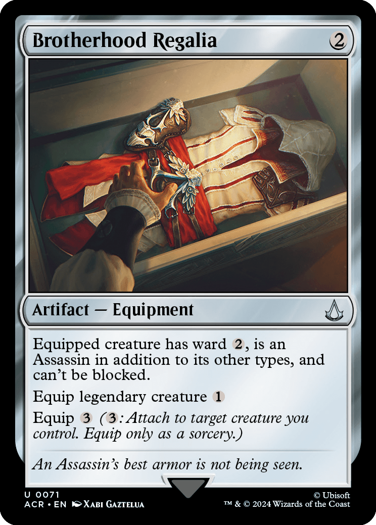 ACR 071 Brotherhood Regalia U