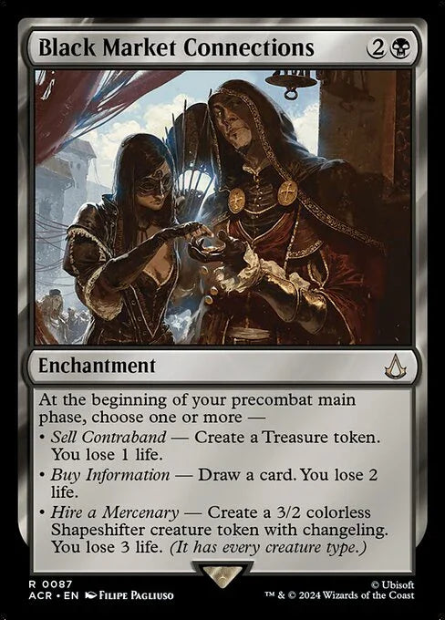 [Foil] ACR 087 Black Market Connections R
