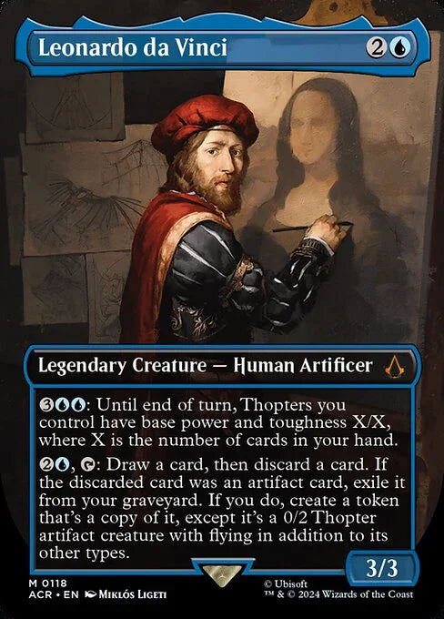 [Foil] ACR 118 Leonardo da Vinci (0118 - Borderless) M