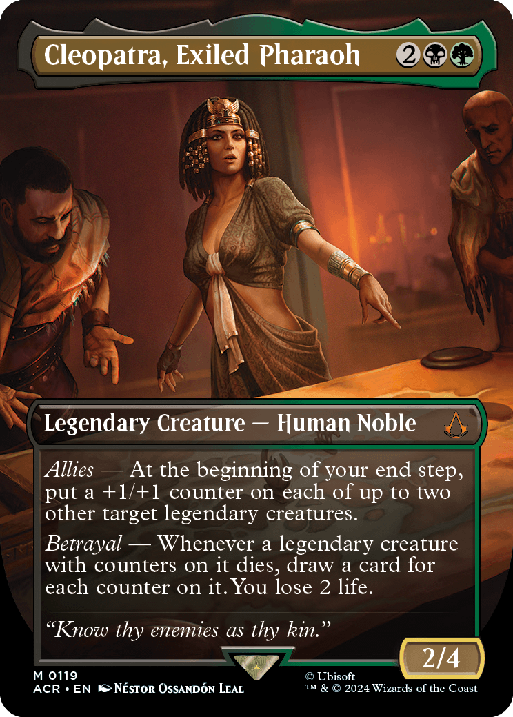 ACR 119 Cleopatra, Exiled Pharaoh (0119 - Borderless) M