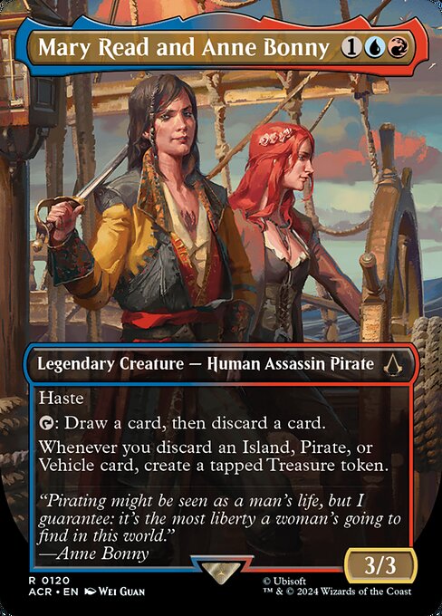 ACR 120 Mary Read and Anne Bonny (0120 - Borderless) R