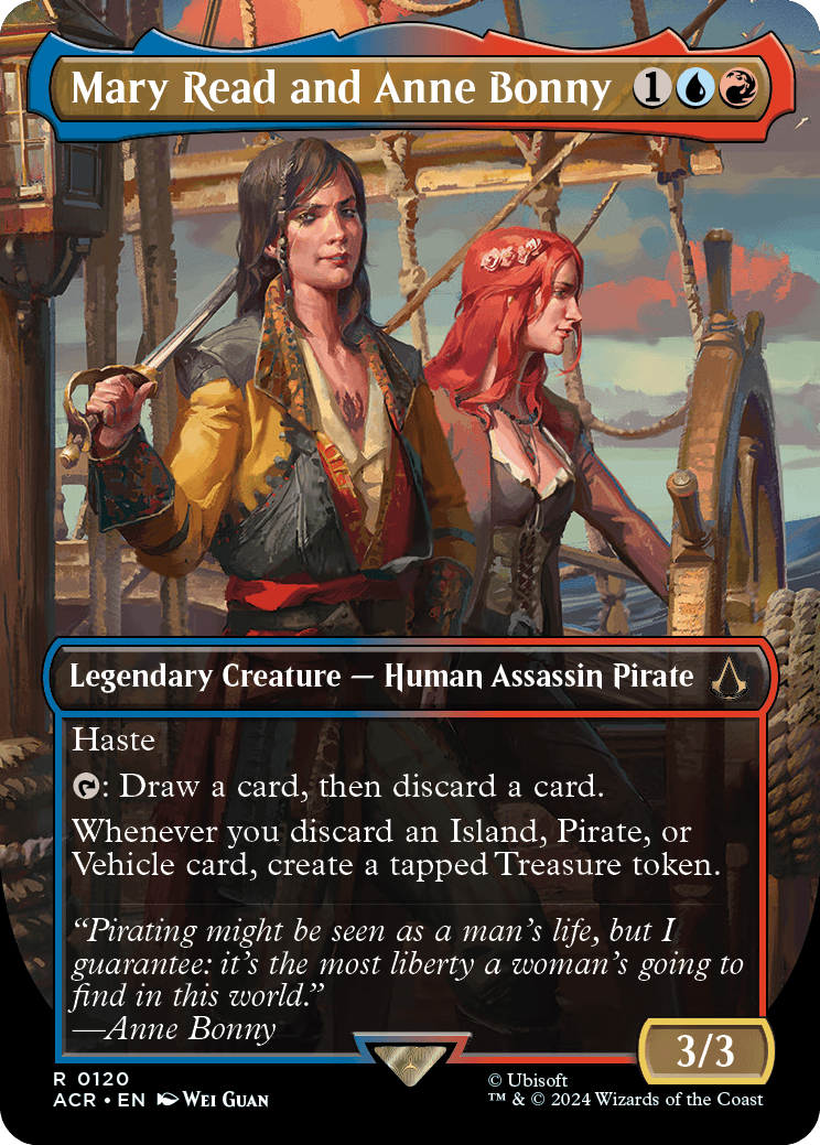 ACR 120 Mary Read and Anne Bonny (0120 - Borderless) R