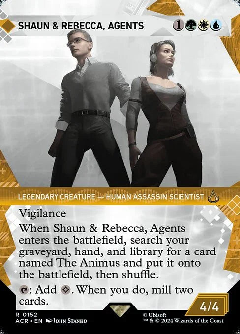 [Foil] ACR 152 Shaun & Rebecca, Agents (0152 - Showcase) R