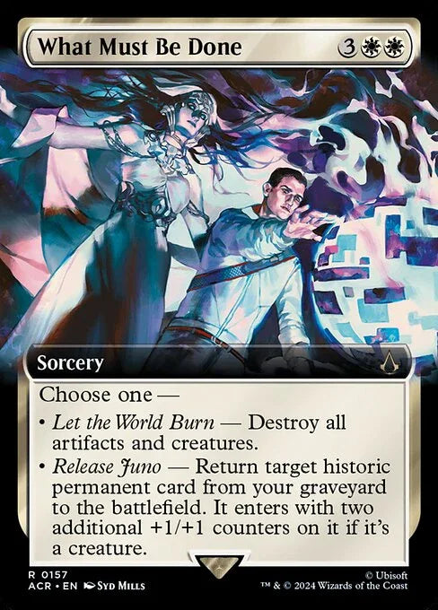 [Foil] ACR 157 What Must Be Done (0157 - Extended Art) R