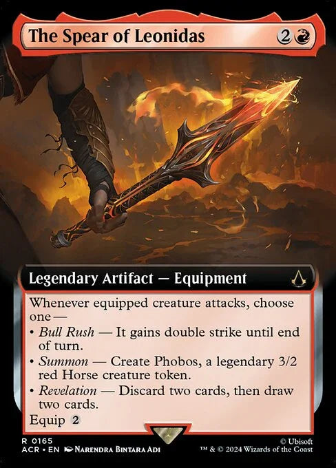 [Foil] ACR 165 The Spear of Leonidas (0165 - Extended Art) R