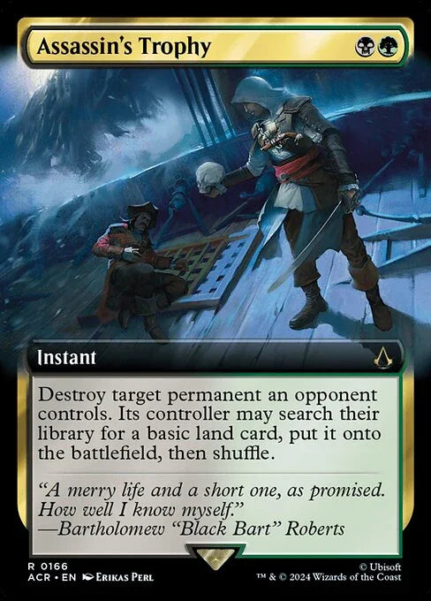 [Foil] ACR 166 Assassin's Trophy (0166 - Extended Art) R