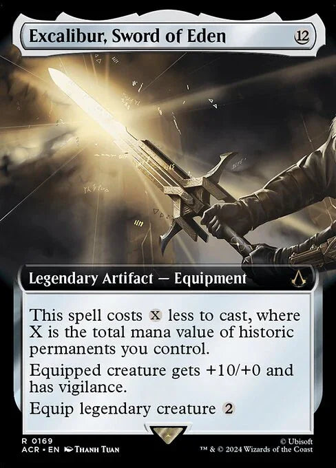 [Foil] ACR 169 Excalibur, Sword of Eden (0169 - Extended Art) R
