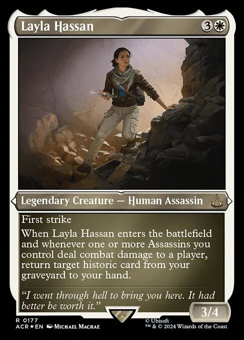 [Foil Etched] ACR 177 Layla Hassan (0177 - Foil Etched) R